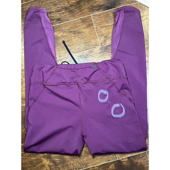 Nike Dri-Fit Waist Tie Running Ankle Athletic Work Out Leggings Size M - Picture 5 of 5